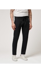 Ανδρικό Παντελόνι Λινό Gianni Lupo GL5144BD-S25 Μαύρο