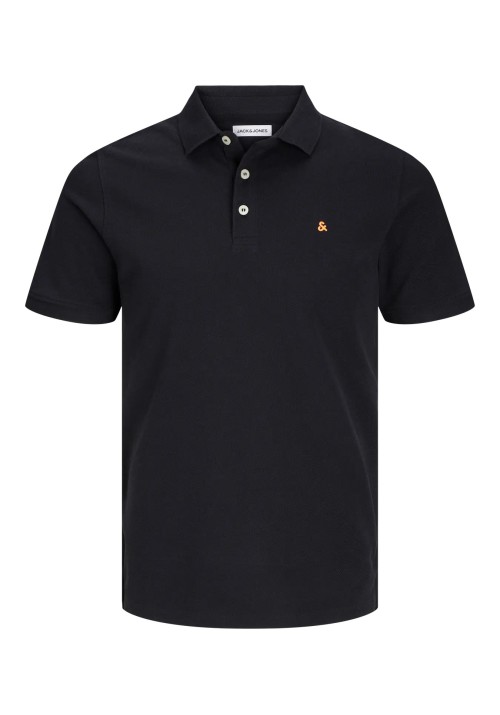 Ανδρική Μπλούζα Polo Jack & Jones JJEPaulos Polo SS Noos 12136668 Black Classic