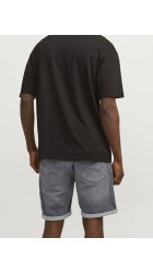 Ανδρική Βερμούδα Τζιν Jack & Jones JJirick JJIcon Shorts 12249214 Grey Denim