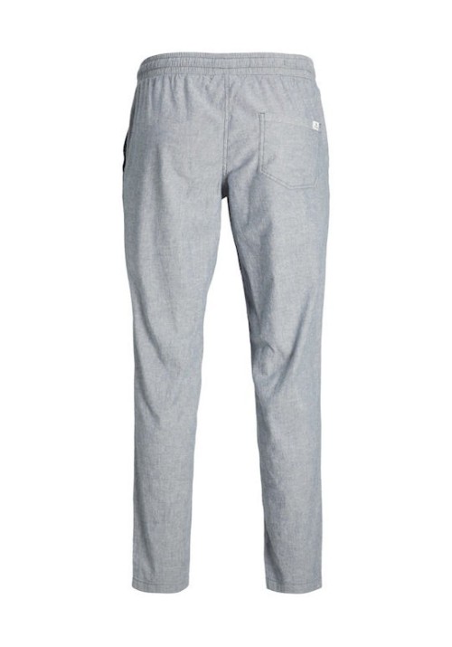 Ανδρικό Λινό Παντελόνι Jack & Jones Jpstace Breeze Jogger SN 12229699 Blue Indigo