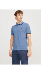 Ανδρική Μπλούζα Polo Jack & Jones JJEPAULOS SS 12136668 Γαλάζιο
