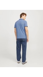 Ανδρική Μπλούζα Polo Jack & Jones JJEPAULOS SS 12136668 Γαλάζιο