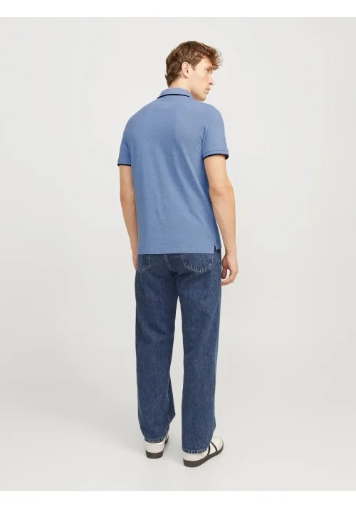 Ανδρική Μπλούζα Polo Jack & Jones JJEPAULOS SS 12136668 Γαλάζιο
