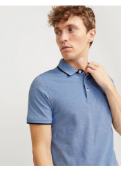 Ανδρική Μπλούζα Polo Jack & Jones JJEPAULOS SS 12136668 Γαλάζιο Ανδρική Μπλούζα Polo Jack & Jones JJEPAULOS SS 12136668 Γαλάζιο