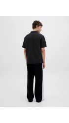 Ανδρική Μπλούζα Polo Jack & Jones JCosago Textured Polo SS 12276735 Μαύρη