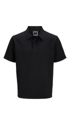 Ανδρική Μπλούζα Polo Jack & Jones JCosago Textured Polo SS 12276735 Μαύρη