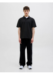 Ανδρική Μπλούζα Polo Jack & Jones JCosago Textured Polo SS 12276735 Μαύρη