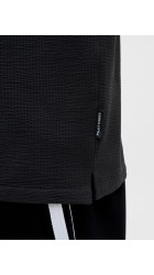 Ανδρική Μπλούζα Polo Jack & Jones JCosago Textured Polo SS 12276735 Μαύρη