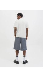 Ανδρική Μπλούζα Polo Jack & Jones JCosago Textured Polo SS 12276735 Λευκή
