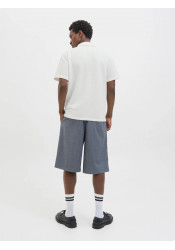 Ανδρική Μπλούζα Polo Jack & Jones JCosago Textured Polo SS 12276735 Λευκή