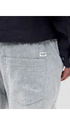Ανδρικό Λινό Παντελόνι Jack & Jones Jpstace Breeze Jogger SN 12229699 Blue Indigo