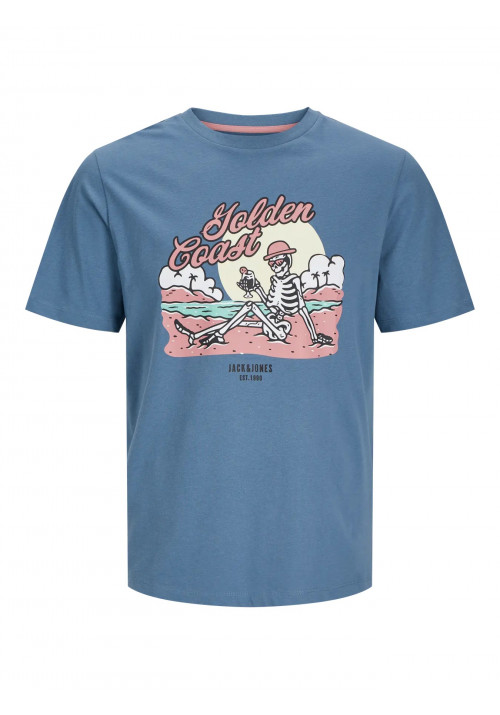Ανδρικό T-Shirt Jack & Jones JJEljah Tee SS Crew Neck 12268472 Oceanview