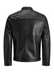 Ανδρικό Μπουφάν Δερματίνη JJEDylan Clean PU Jacket Noos 12261195 Μαύρο Ανδρικό Μπουφάν Δερματίνη JJEDylan Clean PU Jacket Noos 12261195 Μαύρο