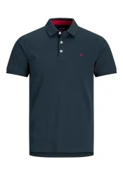 Ανδρική Μπλούζα Polo Jack & Jones JJEPAULOS SS 12136668 Navy Tonal True Ανδρική Μπλούζα Polo Jack & Jones JJEPAULOS SS 12136668 Navy Tonal True