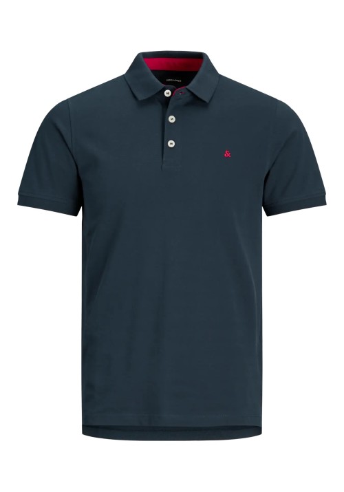 Ανδρική Μπλούζα Polo Jack & Jones JJEPAULOS SS 12136668 Navy Tonal True