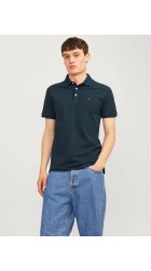 Ανδρική Μπλούζα Polo Jack & Jones JJEPAULOS SS 12136668 Navy Tonal True