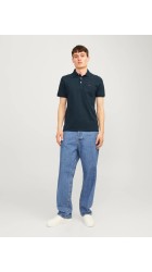 Ανδρική Μπλούζα Polo Jack & Jones JJEPAULOS SS 12136668 Navy Tonal True