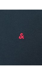 Ανδρική Μπλούζα Polo Jack & Jones JJEPAULOS SS 12136668 Navy Tonal True