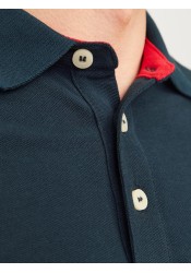 Ανδρική Μπλούζα Polo Jack & Jones JJEPAULOS SS 12136668 Navy Tonal True Ανδρική Μπλούζα Polo Jack & Jones JJEPAULOS SS 12136668 Navy Tonal True