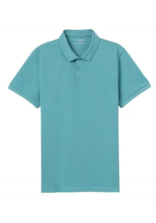 Ανδρική Μπλούζα Polo Tiffosi Manning 10050806-757 Τurquoise Βlue