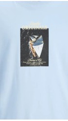 Ανδρικό T-Shirt Jack & Jones Jornorrebro Photo Tee SS Crew Neck LN 12291022 Cashmere Blue