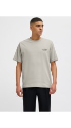 Ανδρικό T-Shirt Jack & Jones JPRBlachad Branding SS Crew Neck Tee SN 12259357 Silver Lining Ανδρικό T-Shirt Jack & Jones JPRBlachad Branding SS Crew Neck Tee SN 12259357 Silver Lining