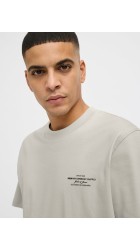 Ανδρικό T-Shirt Jack & Jones JPRBlachad Branding SS Crew Neck Tee SN 12259357 Silver Lining Ανδρικό T-Shirt Jack & Jones JPRBlachad Branding SS Crew Neck Tee SN 12259357 Silver Lining