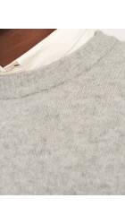 Ανδρικό Πλεκτό Jack & Jones Jrollie Knit Crew Neck SN 12215468  Light Grey Melange