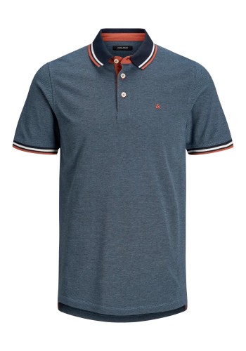 Ανδρική Μπλούζα Polo Jack & Jones JJEPaulos Polo SS Noos 12136668 Denim Blue