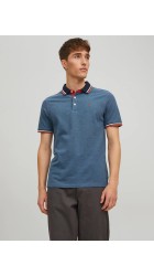 Ανδρική Μπλούζα Polo Jack & Jones JJEPaulos Polo SS Noos 12136668 Denim Blue