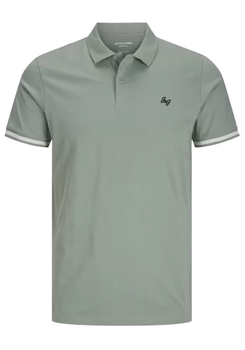 Ανδρική Μπλούζα Polo Jack & Jones JJEJersey Logo Polo SS SN 12270084 Iceberg Green Play
