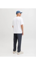 Ανδρικό T-Shirt Jack & Jones Jornorrebro Photo Tee SS Crew Neck LN 12291022 Bright White