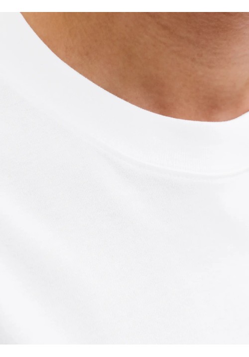 Ανδρικό T-Shirt Jack & Jones Jornorrebro Photo Tee SS Crew Neck LN 12291022 Bright White