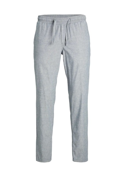 Ανδρικό Λινό Παντελόνι Jack & Jones Jpstace Breeze Jogger SN 12229699 Blue Indigo