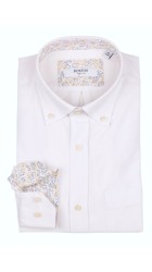 Ανδρικό Πουκάμισο Λινό Boston 119-1 Λευκό