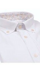 Ανδρικό Πουκάμισο Λινό Boston 119-1 Λευκό