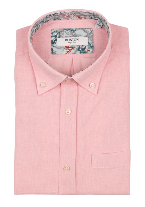 Ανδρικό Πουκάμισο Λινό Boston 119-3 Poz