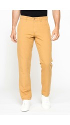 Ανδρικό Παντελόνι Λινό Chino Carrera 6241285A-181 Κίτρινο