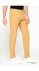 Ανδρικό Παντελόνι Λινό Chino Carrera 6241285A-181 Κίτρινο