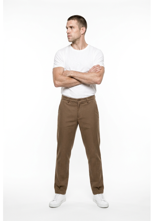 Ανδρικό Παντελόνι Λινό Chino FQ1924 FQChiko Linen Chinos 21900765-190916 Rain Drum