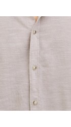 Ανδρικό Πουκάμισο Λινό Jack & Jones JJESummer Band Shirt LS SN 12269319 Crockery