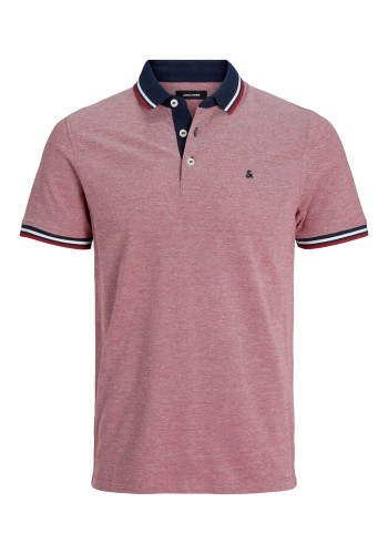 Men's Polo Shirt Jack & Jones JJPAULOS SS NOOS 12136668 Κόκκινο