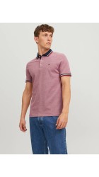 Men's Polo Shirt Jack & Jones JJPAULOS SS NOOS 12136668 Κόκκινο