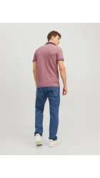 Men's Polo Shirt Jack & Jones JJPAULOS SS NOOS 12136668 Κόκκινο