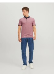 Men's Polo Shirt Jack & Jones JJPAULOS SS NOOS 12136668 Κόκκινο Men's Polo Shirt Jack & Jones JJPAULOS SS NOOS 12136668 Κόκκινο