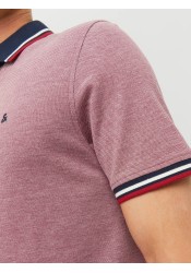Men's Polo Shirt Jack & Jones JJPAULOS SS NOOS 12136668 Κόκκινο Men's Polo Shirt Jack & Jones JJPAULOS SS NOOS 12136668 Κόκκινο