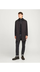 Ανδρικό Πλεκτό Jack & Jones JJEPerfect Knit Half Zip SN 12257773 Μαύρο