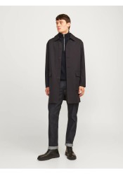 Ανδρικό Πλεκτό Jack & Jones JJEPerfect Knit Half Zip SN 12257773 Μαύρο