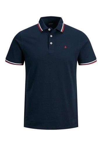Ανδρική Μπλούζα Polo Jack & Jones JJEPaulos Polo SS Noos 12136668 Navy Blazer