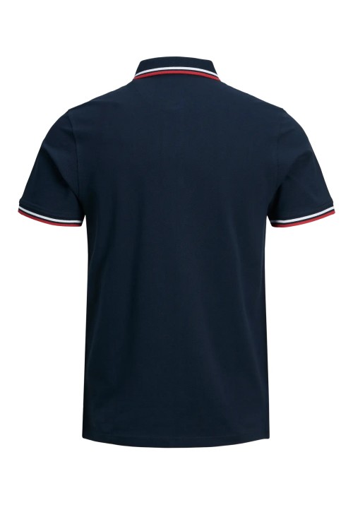 Ανδρική Μπλούζα Polo Jack & Jones JJEPaulos Polo SS Noos 12136668 Navy Blazer